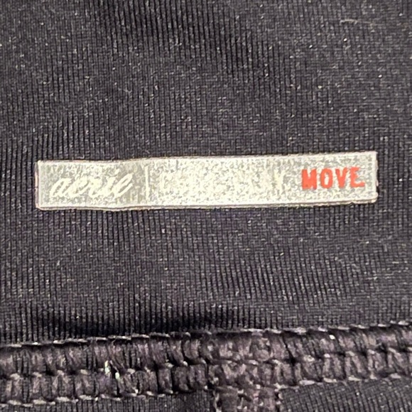 Aerie Chill Play Move Women's Petite Small Black Leggings - Picture 5 of 7